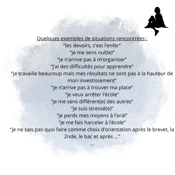 Pour enfants (dès 5 ans) , ados, étudiants : (re)trouver confiance en soi et en ses capacités, goût d'apprendre et être bien dans ses baskets